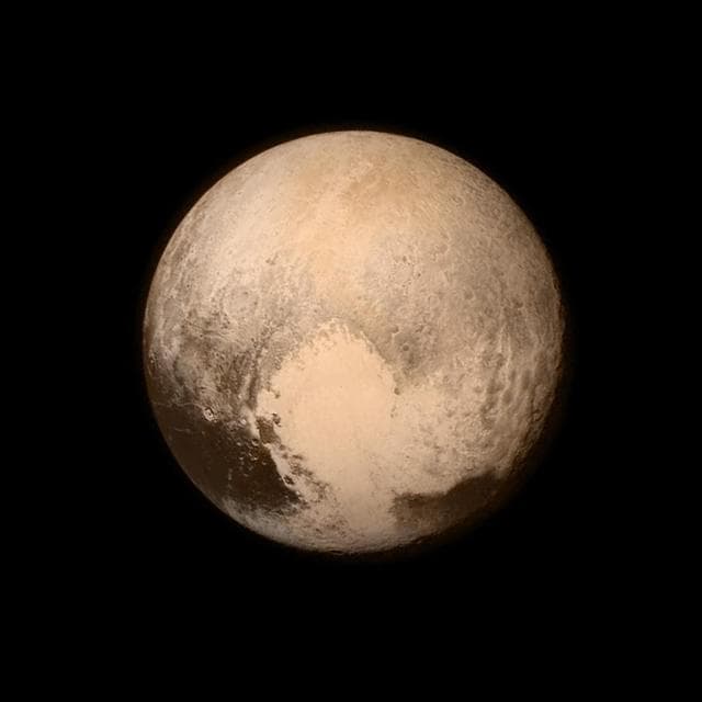 NASA image: Color Image of Pluto