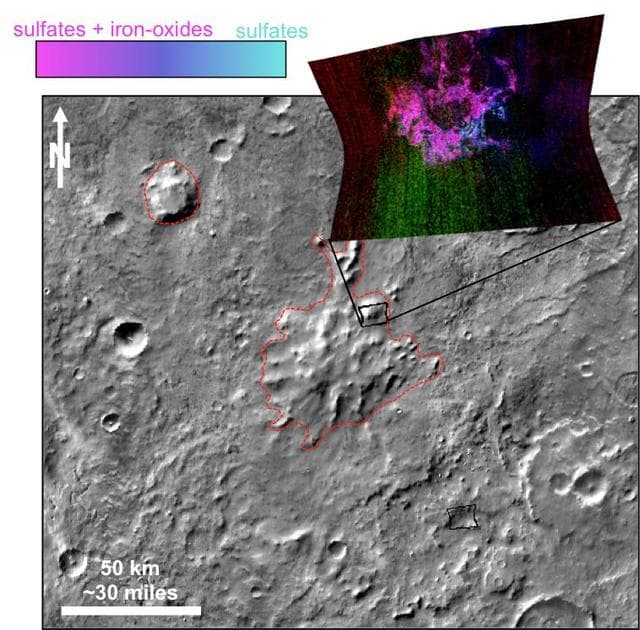 NASA image: Evidence Builds for Old Under-Ice Volcanoes on Mars