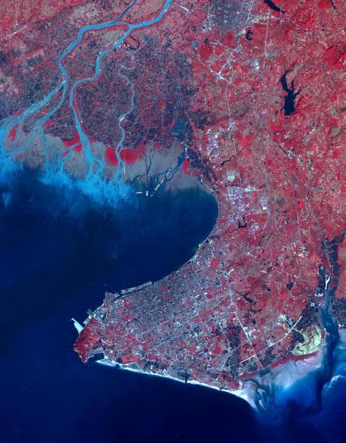 NASA image: Beihai, Guanxi, China