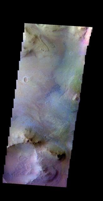 NASA image: Coprates Chasma - False Color