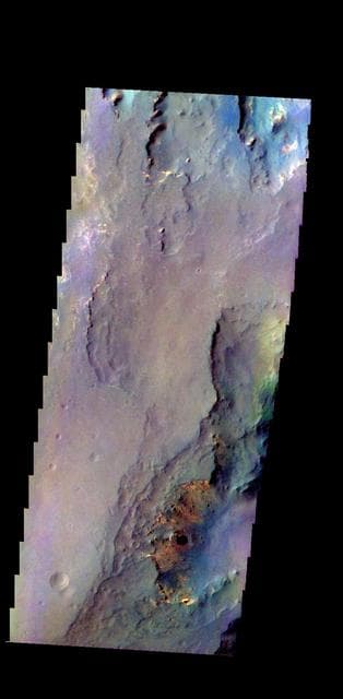 NASA image: Capri Mensa - False Color