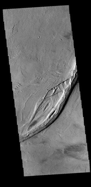 NASA image: Olympica Fossae