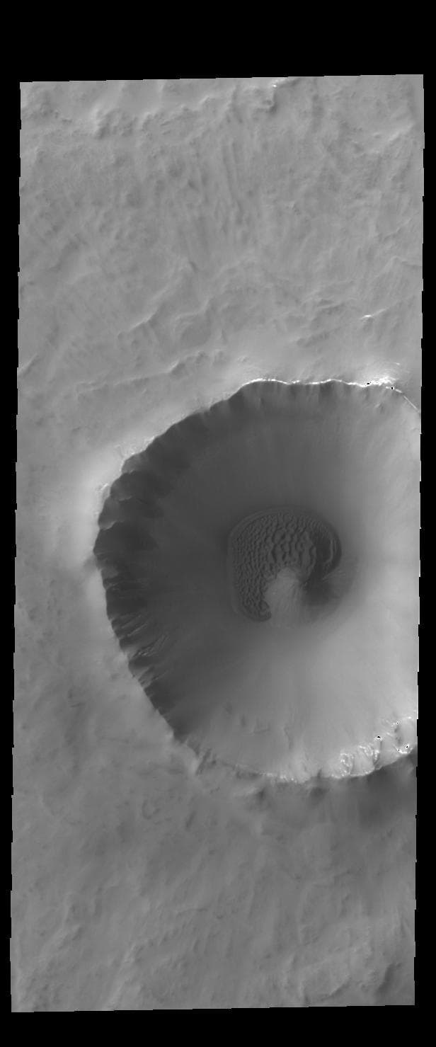NASA image: Crater Dunes