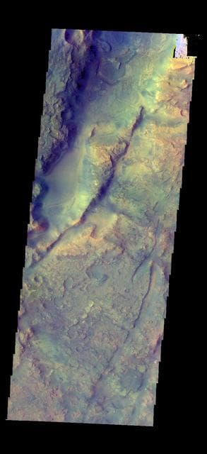 NASA image: Nili Fossae - False Color