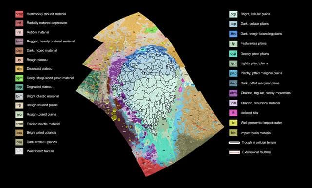 NASA image: Putting Pluto Geology on the Map