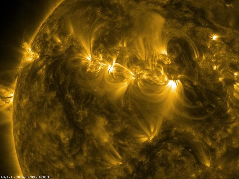NASA image: Solar Triumvirate