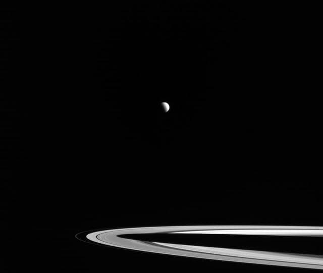 NASA image: Rings Interrupted