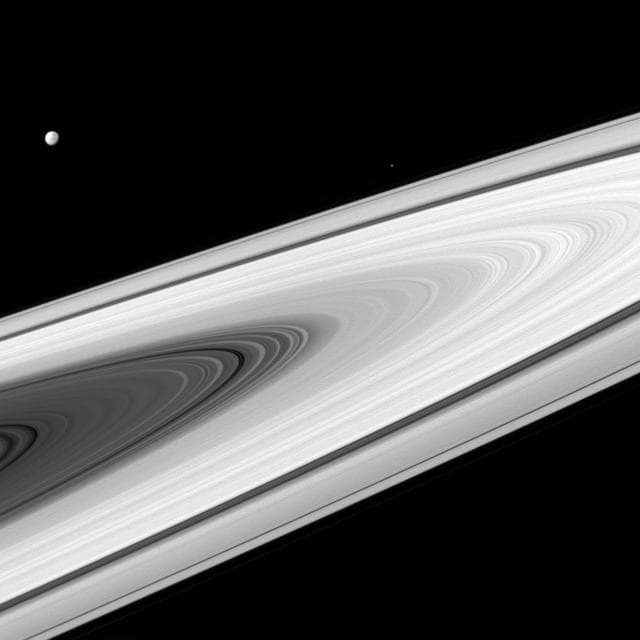 NASA image: Not Really Starless at Saturn