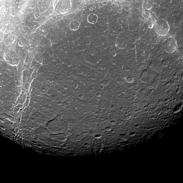 NASA image: A Moon Contrasts