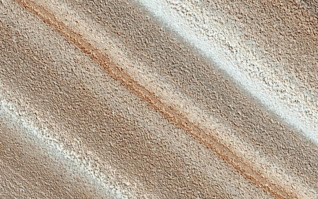 NASA image: Colorful Polar Layered Deposits