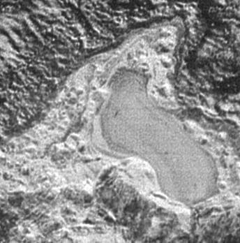 NASA image: Pluto: On Frozen Pond