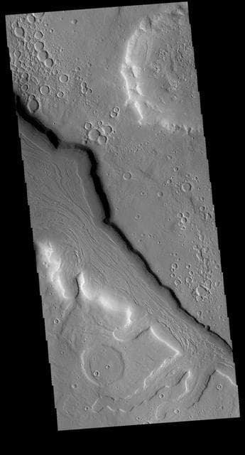 NASA image: Arabia Terra Channel
