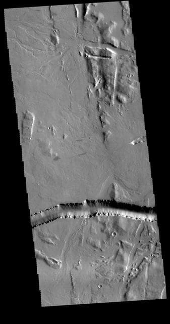 NASA image: Olympica Fossae