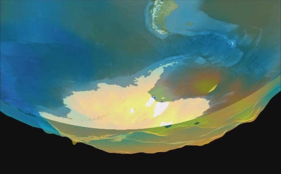 NASA image: Ozone Hole Formation Over South Pole Observed by NASA AIRS