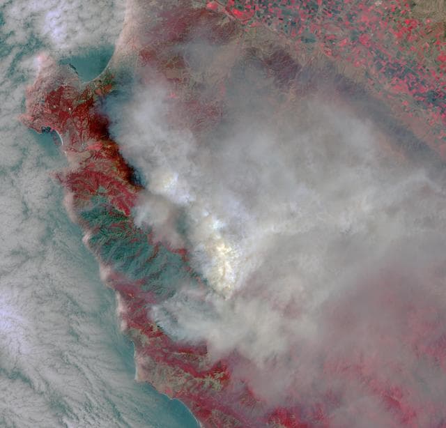 NASA image: Destructive Wildfire Near Big Sur, California Captured NASA Terra Satellite