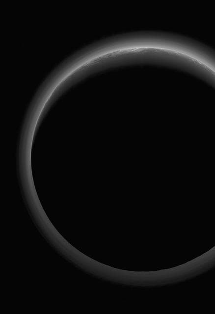 NASA image: Secrets Revealed from Pluto Twilight Zone