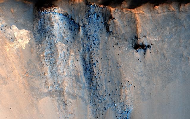 NASA image: Beautiful Blocks of Bedrock
