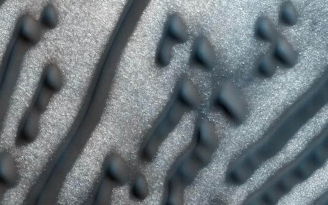NASA image: Martian Morse Code