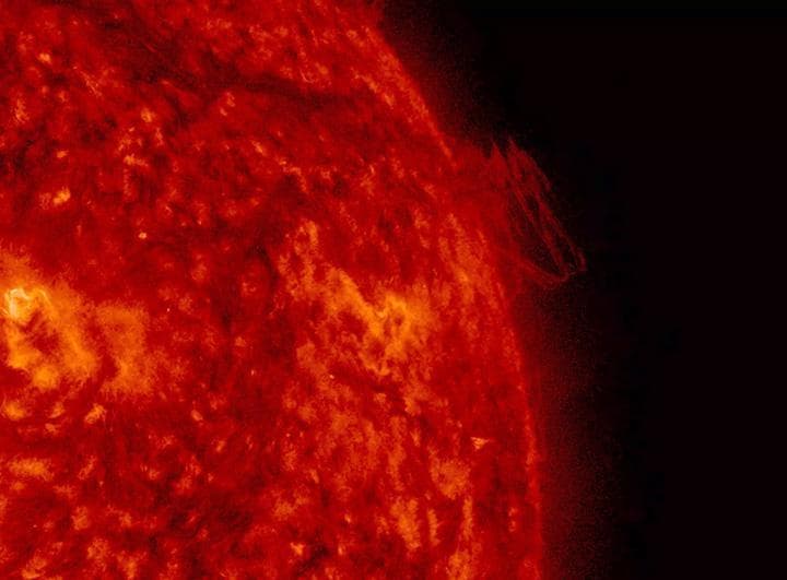 NASA image: Twisting Plasma