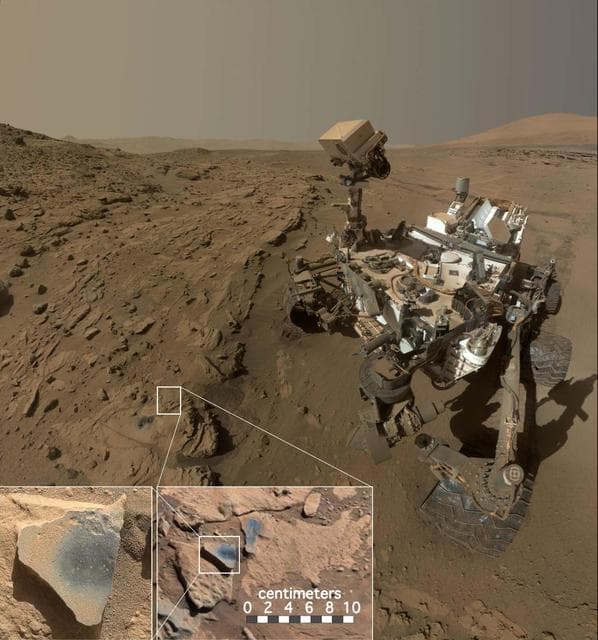 NASA image: NASA Curiosity at Site of Clues About Ancient Oxygen