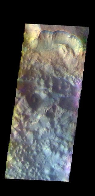 NASA image: Pyrrhae Chaos - False Color