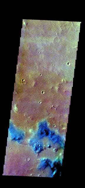 NASA image: Margaritifer Terra - False Color