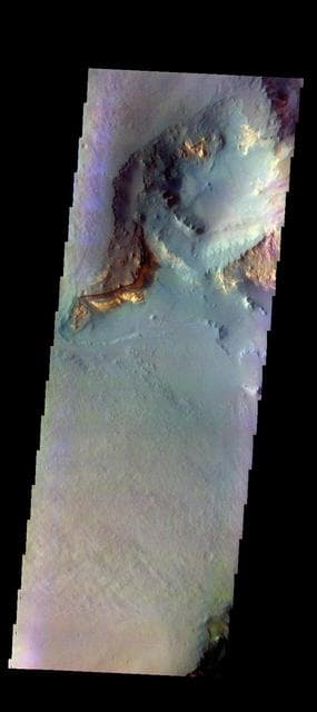 NASA image: Capri Mensa - False Color