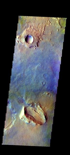 NASA image: Arabia Terra - False Color