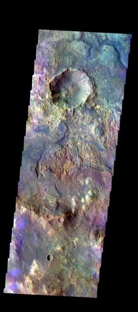 NASA image: Terra Sabaea - False Color