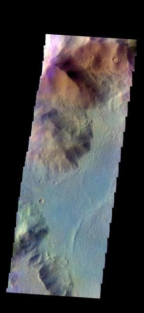 NASA image: Ausonia Montes - False Color