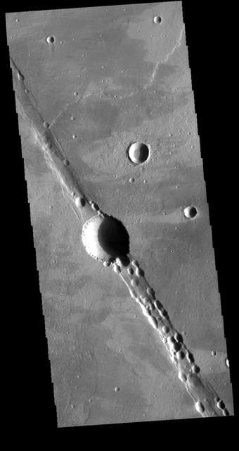 NASA image: Cyane Fossae
