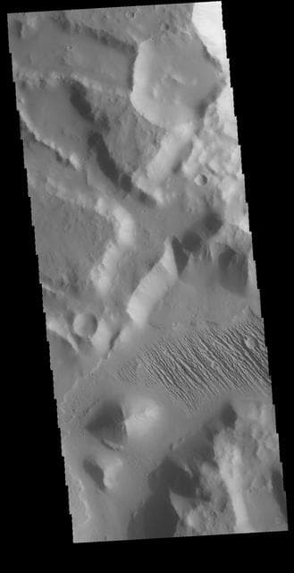 NASA image: Yardangs