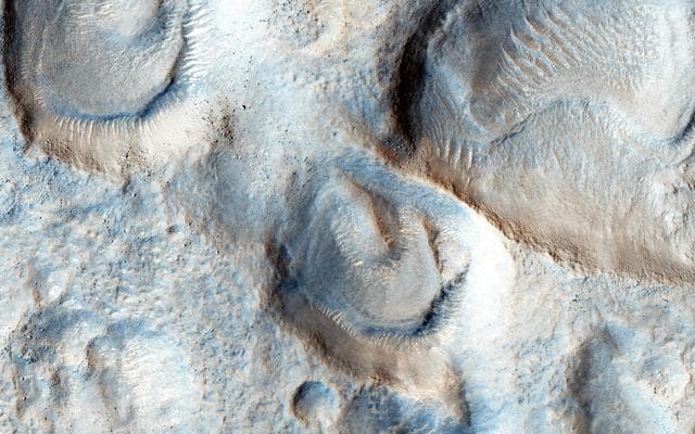 NASA image: Mesas and Pits