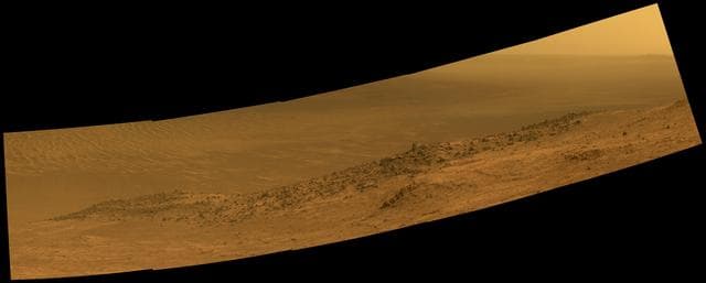 NASA image: Mars Rover Opportunity Panorama of Wharton Ridge