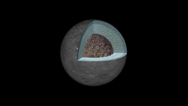 NASA image: Interior Structure of Ceres Artist Concept
