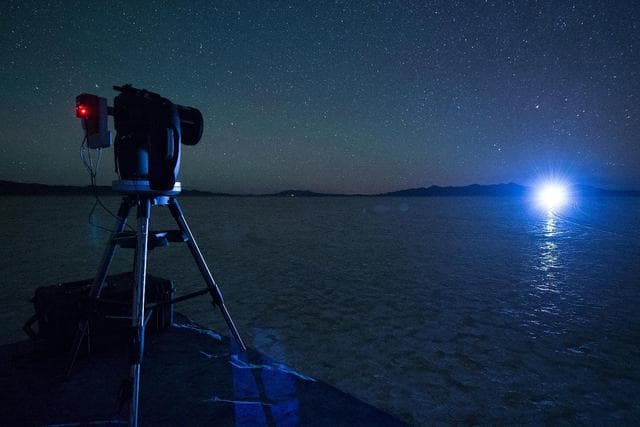 NASA image: Starshade Night Test
