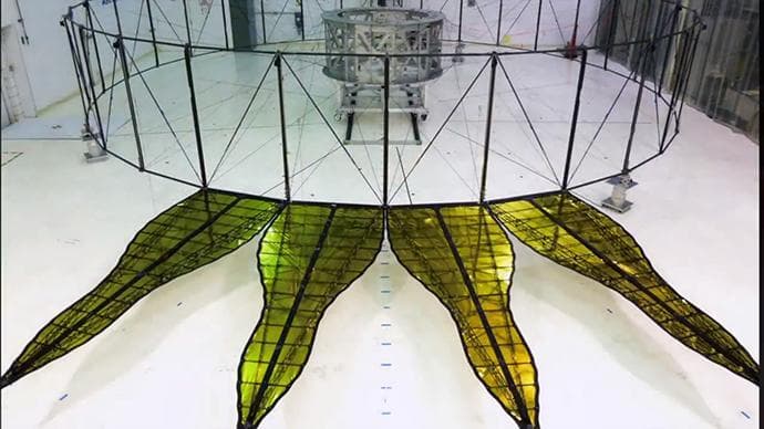 NASA image: First Starshade Prototype at JPL