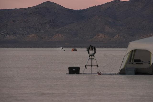 NASA image: Starshade Test in Nevada