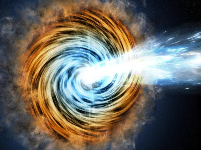 NASA image: Blazar Artist Concept