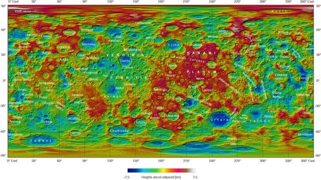 NASA image: Ceres Feature Names: September 2016