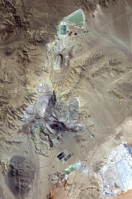 NASA image: Chiquicamata Mine, Chile