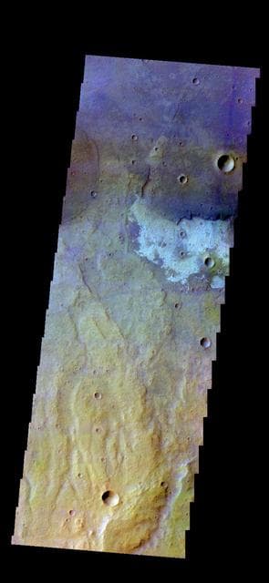 NASA image: Terra Sirenum - False Color