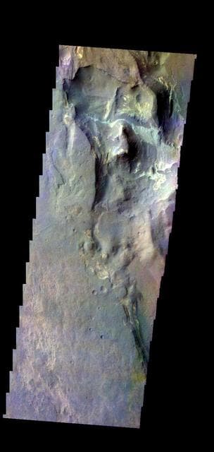 NASA image: Terby Crater - False Color