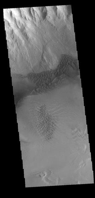 NASA image: Juventae Chasma Dunes
