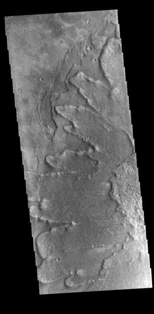 NASA image: Yuty Crater Ejecta