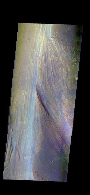 NASA image: Lobo Vallis - False Color