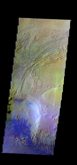 Firsoff Crater - False Color