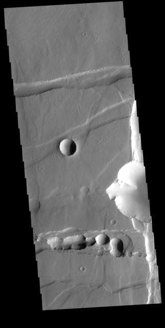 NASA image: Noctis Labyrinthus