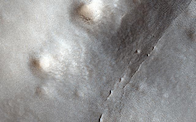NASA image: Small Expanded Craters in the Northern Lowlands