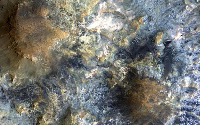 NASA image: The Color Wonderland of Mawrth Vallis